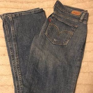Levi’s 524 superlow bootcut jeans.